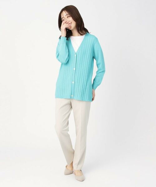 CORDIER / コルディア カーディガン・ボレロ | 【アンサンブル/手洗い可】サンライズ スプリングニットカーディガン | 詳細9