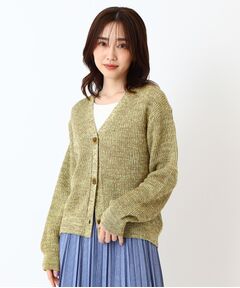 CORDIER / コルディア カーディガン・ボレロ | 【M～4Lサイズ／手洗い可】シャーリーミックスカーディガンニット