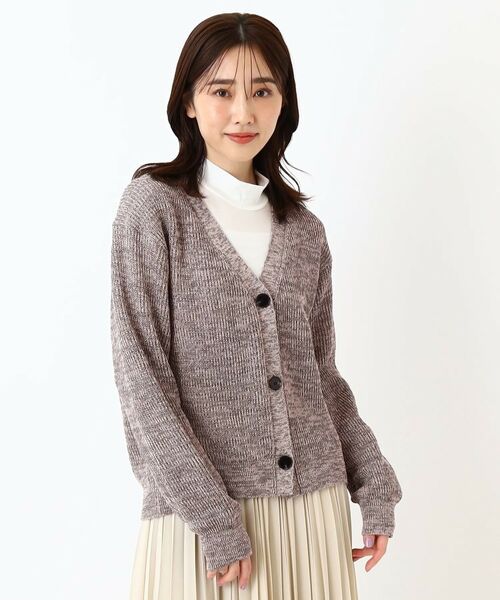 CORDIER / コルディア カーディガン・ボレロ | 【M~4Lサイズ/手洗い可】シャーリーミックスカーディガンニット | 詳細15