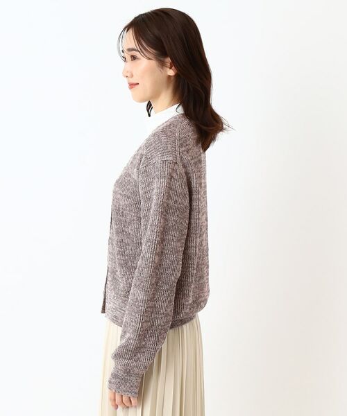 CORDIER / コルディア カーディガン・ボレロ | 【M~4Lサイズ/手洗い可】シャーリーミックスカーディガンニット | 詳細2