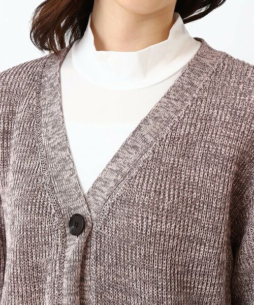 CORDIER / コルディア カーディガン・ボレロ | 【M~4Lサイズ/手洗い可】シャーリーミックスカーディガンニット | 詳細4
