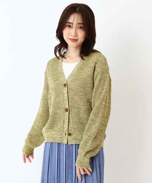 CORDIER / コルディア カーディガン・ボレロ | 【M~4Lサイズ/手洗い可】シャーリーミックスカーディガンニット | 詳細7