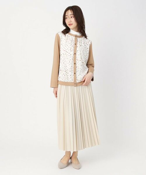 CORDIER / コルディア カーディガン・ボレロ | プリントドッキングジャージカーディガン | 詳細13