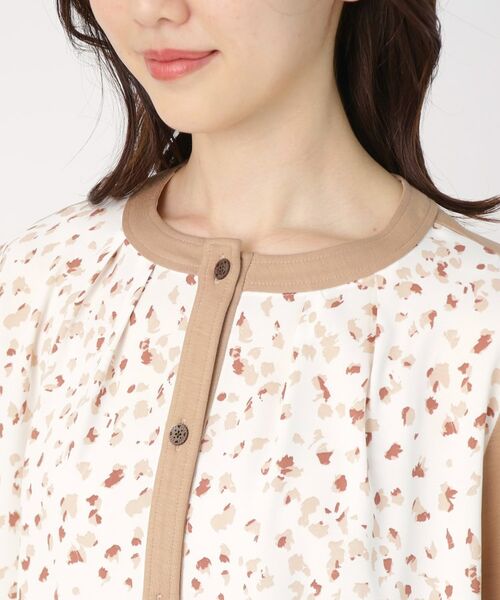 CORDIER / コルディア カーディガン・ボレロ | プリントドッキングジャージカーディガン | 詳細4