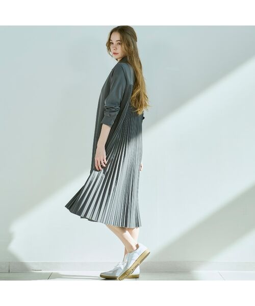 CORDIER / コルディア ミニ丈・ひざ丈ワンピース | 【手洗い可】バックプリーツシャツワンピース | 詳細17