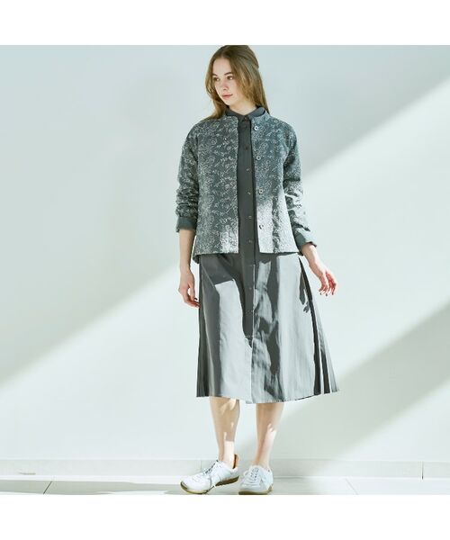 CORDIER / コルディア ミニ丈・ひざ丈ワンピース | 【手洗い可】バックプリーツシャツワンピース | 詳細18