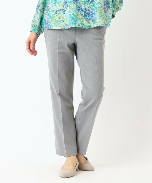 CORDIER/コルディア 【S~4Lサイズ/ストレッチ】スマートメイクパンツ グレー(012) 46(3L) CORDIER/コルディア 【S~4Lサイズ/ストレッチ】スマートメイクパンツ グレー(012) 46(3L)