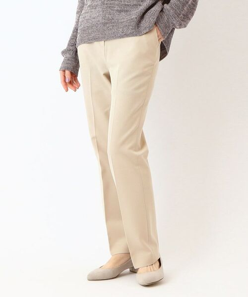 CORDIER/コルディア 【S~4Lサイズ/ストレッチ】スマートメイクパンツ ライトベージュ(051) 42(L) CORDIER/コルディア 【S~4Lサイズ/ストレッチ】スマートメイクパンツ ライトベージュ(051) 42(L)