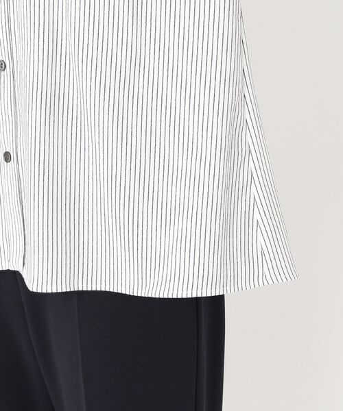 CORDIER / コルディア シャツ・ブラウス | 【M~4Lサイズ/ストレッチ】ラブリエストライプシャツ | 詳細7