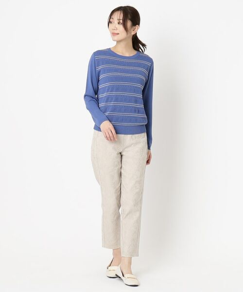 CORDIER / コルディア ニット・セーター | 【手洗い可/アンサンブル/M~4Lサイズ】ルーズファイン プルオーバーニット | 詳細16