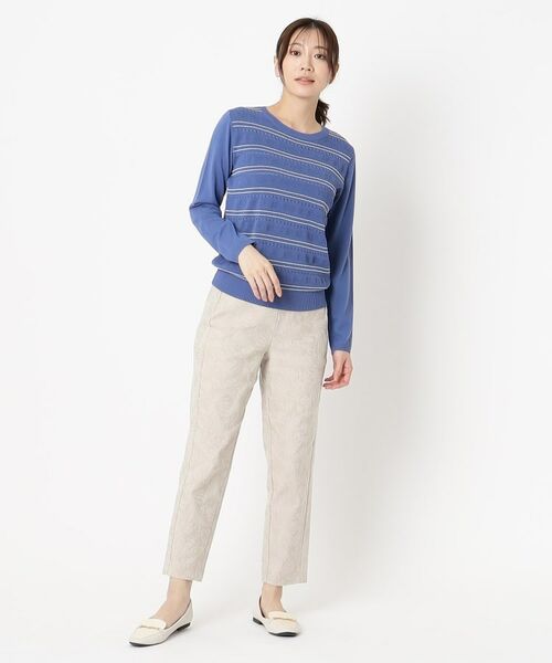 CORDIER / コルディア ニット・セーター | 【手洗い可/アンサンブル/M~4Lサイズ】ルーズファイン プルオーバーニット | 詳細17