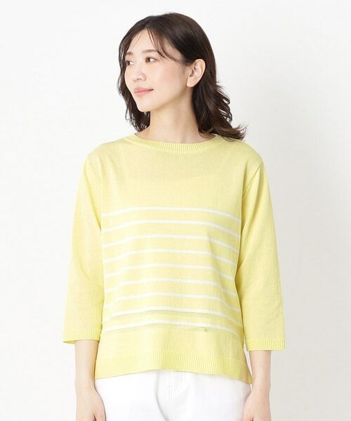 CORDIER / コルディア ニット・セーター | 【手洗い可／M～4Lサイズ】ブルーム プルオーバーニット | 詳細1