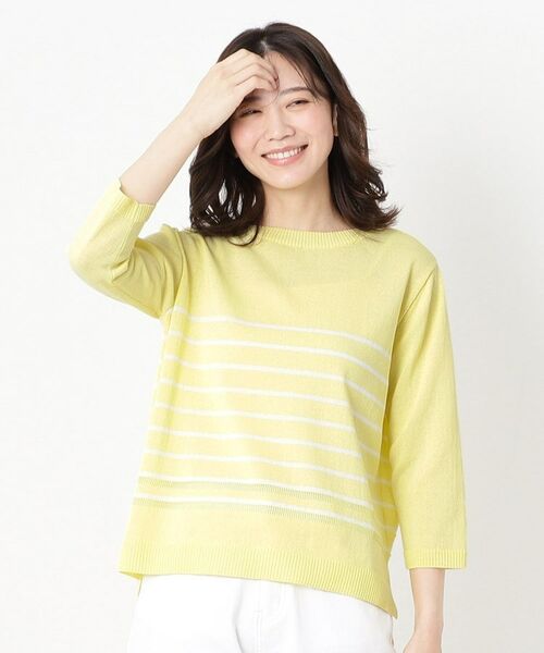 CORDIER / コルディア ニット・セーター | 【手洗い可／M～4Lサイズ】ブルーム プルオーバーニット | 詳細11