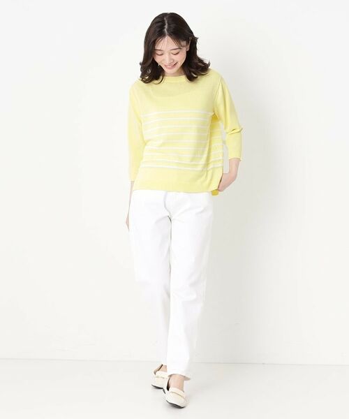 CORDIER / コルディア ニット・セーター | 【手洗い可／M～4Lサイズ】ブルーム プルオーバーニット | 詳細12