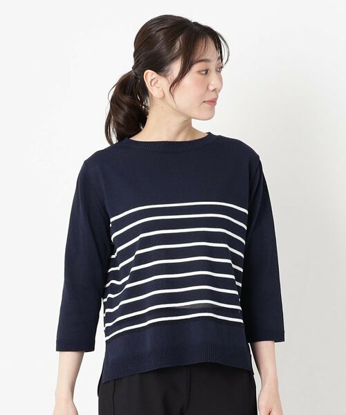 CORDIER / コルディア ニット・セーター | 【手洗い可／M～4Lサイズ】ブルーム プルオーバーニット | 詳細15