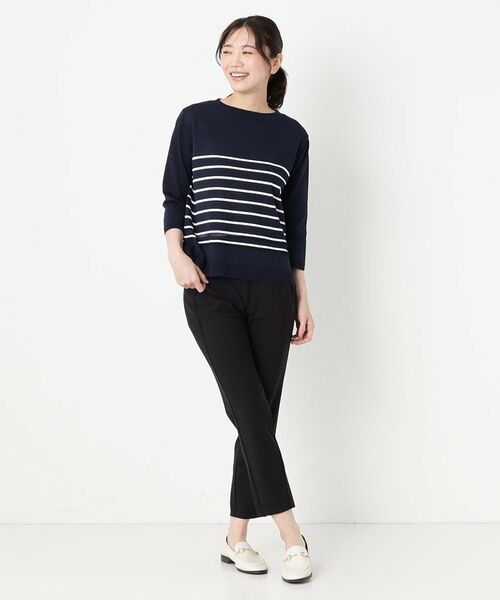 CORDIER / コルディア ニット・セーター | 【手洗い可／M～4Lサイズ】ブルーム プルオーバーニット | 詳細17