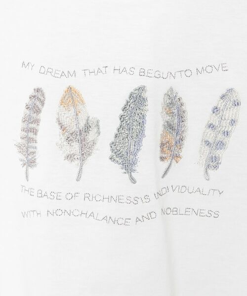 CORDIER / コルディア カットソー | 【M～4Lサイズ】アルビニジャージ 刺繍デザインプルオーバー | 詳細10