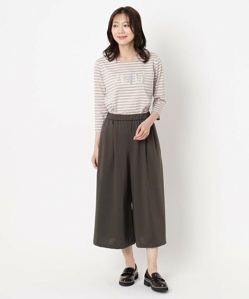 CORDIER / コルディア カットソー | 【M～4Lサイズ】アルビニジャージ 刺繍デザインプルオーバー | 詳細16