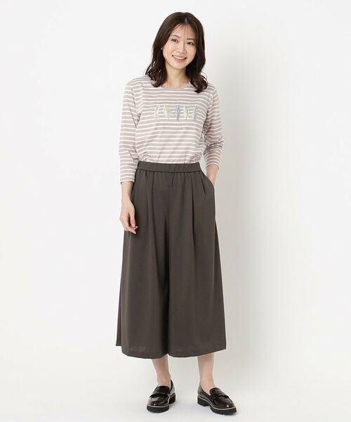 CORDIER / コルディア カットソー | 【M～4Lサイズ】アルビニジャージ 刺繍デザインプルオーバー | 詳細17