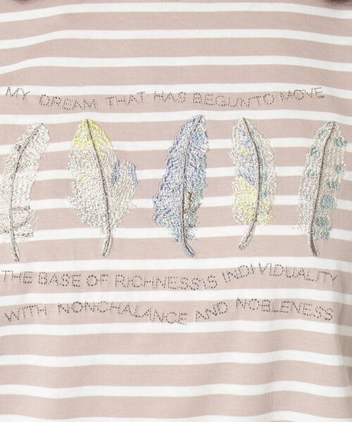 CORDIER / コルディア カットソー | 【M～4Lサイズ】アルビニジャージ 刺繍デザインプルオーバー | 詳細18