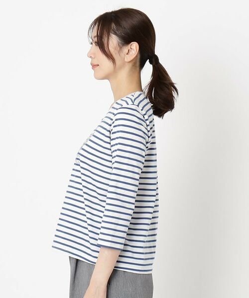 CORDIER / コルディア カットソー | 【M～4Lサイズ】アルビニジャージ 刺繍デザインプルオーバー | 詳細2