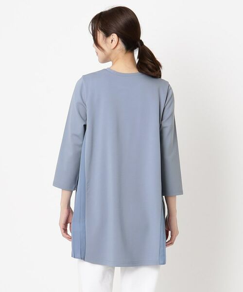 CORDIER / コルディア チュニック | クラージュジャージ プリーツドッキングデザインチュニック | 詳細3