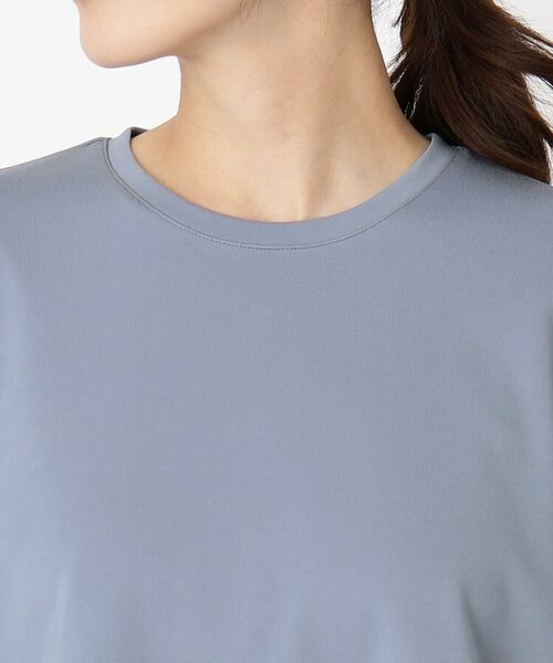 CORDIER / コルディア チュニック | クラージュジャージ プリーツドッキングデザインチュニック | 詳細4