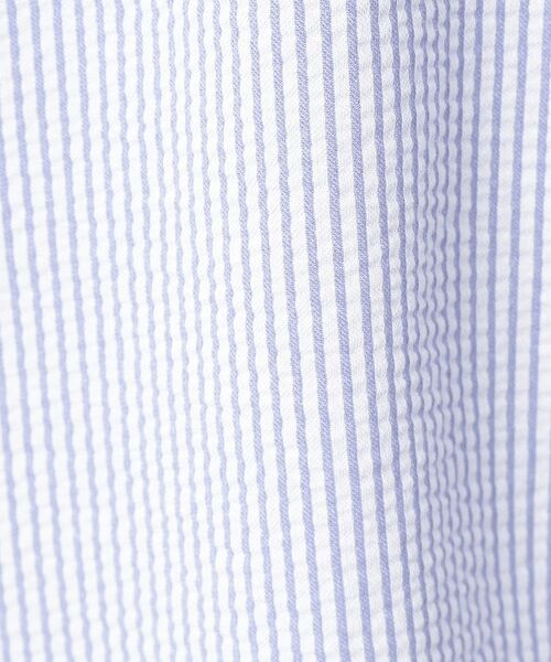 CORDIER / コルディア シャツ・ブラウス | 【M～4Lサイズ】サッカーストライプジャージシャツ | 詳細10
