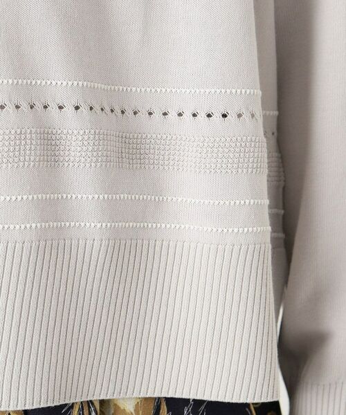 CORDIER / コルディア カーディガン・ボレロ | 【手洗い可/アンサンブル/M~4Lサイズ】ルーズファイン カーディガンニット | 詳細4