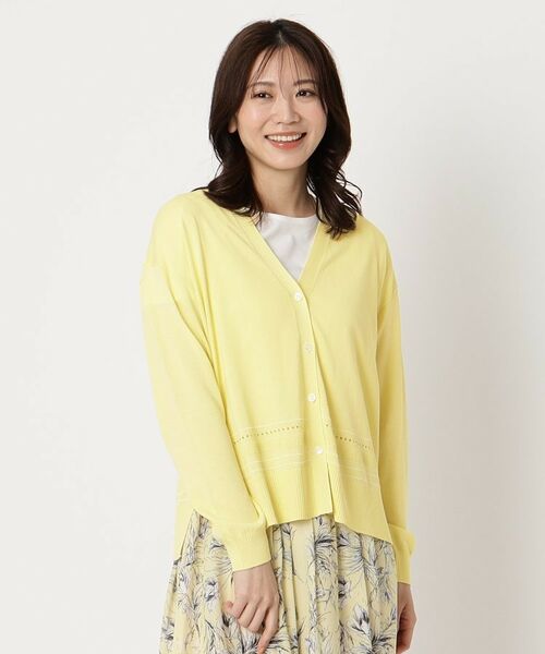 CORDIER / コルディア カーディガン・ボレロ | 【手洗い可/アンサンブル/M~4Lサイズ】ルーズファイン カーディガンニット | 詳細9