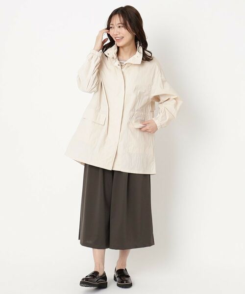 CORDIER / コルディア レザーブルゾン・ジャケット | ラブリエタフタ ミドル丈マウンテンパーカ | 詳細11