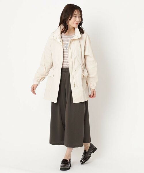 CORDIER / コルディア レザーブルゾン・ジャケット | ラブリエタフタ ミドル丈マウンテンパーカ | 詳細12