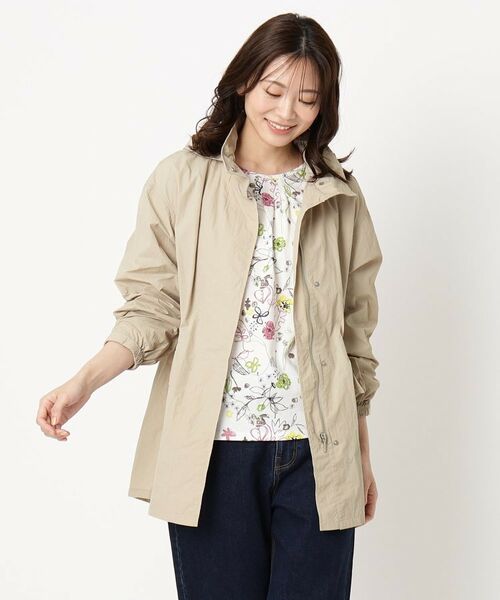 CORDIER / コルディア レザーブルゾン・ジャケット | ラブリエタフタ ミドル丈マウンテンパーカ | 詳細14