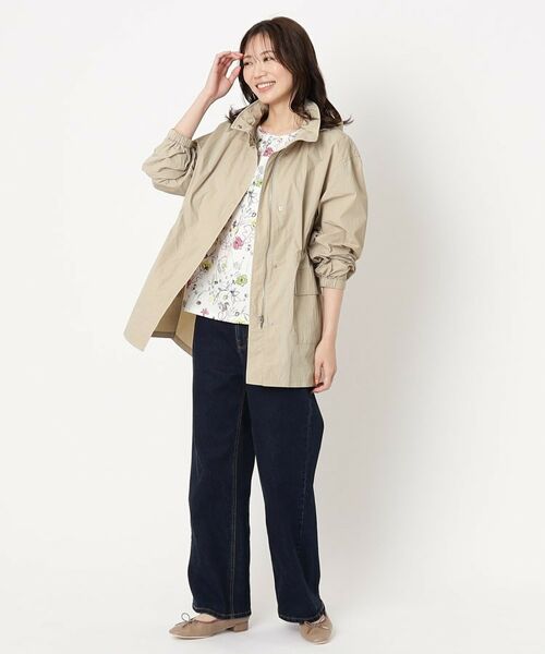 CORDIER / コルディア レザーブルゾン・ジャケット | ラブリエタフタ ミドル丈マウンテンパーカ | 詳細15