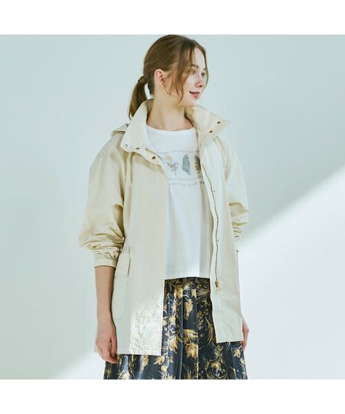 CORDIER / コルディア レザーブルゾン・ジャケット | ラブリエタフタ ミドル丈マウンテンパーカ | 詳細22