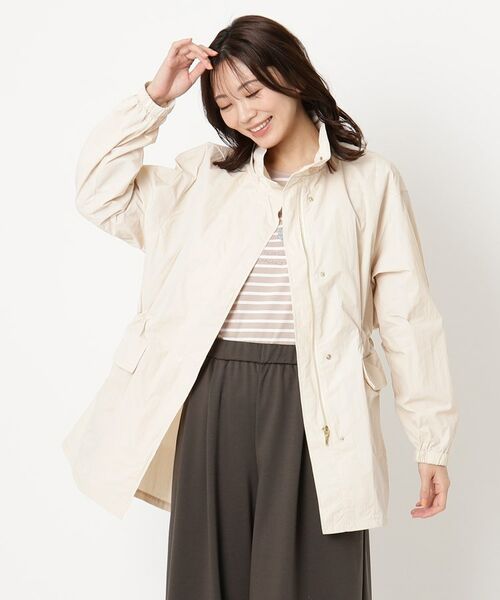 CORDIER / コルディア レザーブルゾン・ジャケット | ラブリエタフタ ミドル丈マウンテンパーカ | 詳細9