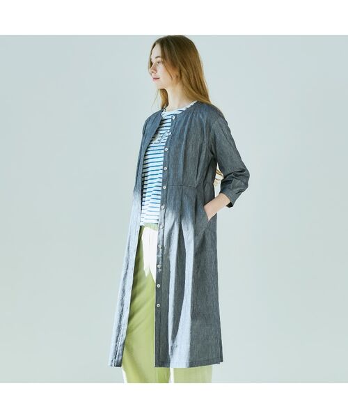 CORDIER / コルディア ミニ丈・ひざ丈ワンピース | 【M~4Lサイズ】スマッシュデニムワンピース | 詳細16