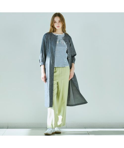 CORDIER / コルディア ミニ丈・ひざ丈ワンピース | 【M~4Lサイズ】スマッシュデニムワンピース | 詳細17