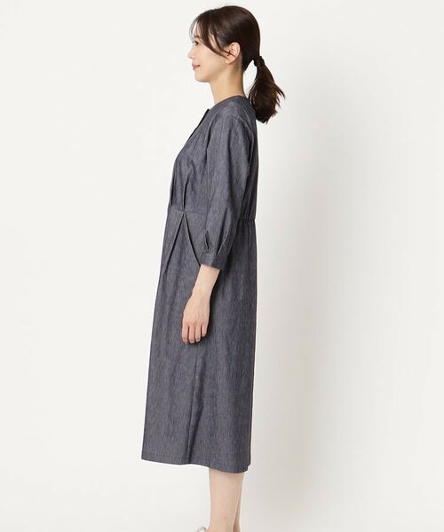 CORDIER / コルディア ミニ丈・ひざ丈ワンピース | 【M~4Lサイズ】スマッシュデニムワンピース | 詳細2