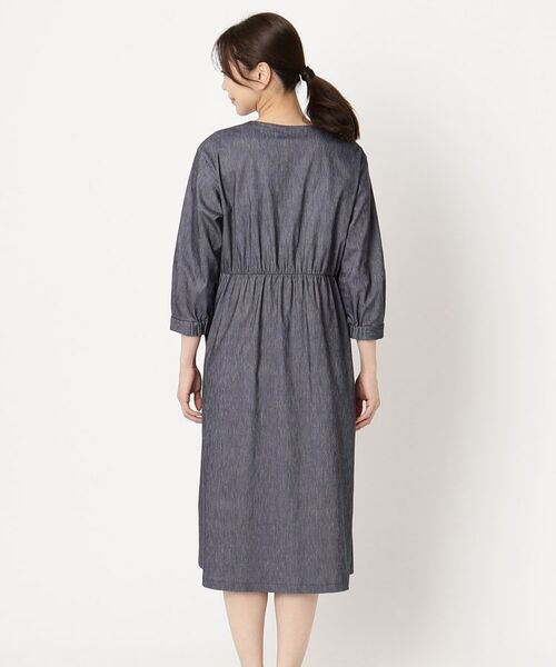 CORDIER / コルディア ミニ丈・ひざ丈ワンピース | 【M~4Lサイズ】スマッシュデニムワンピース | 詳細3