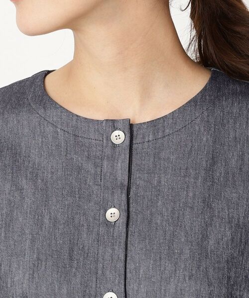 CORDIER / コルディア ミニ丈・ひざ丈ワンピース | 【M~4Lサイズ】スマッシュデニムワンピース | 詳細4