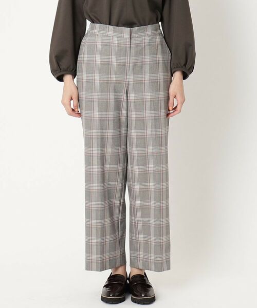 CORDIER / コルディア パンツ | 【S～4Lサイズ／2WAYストレッチ】ワイドストレートパンツ | 詳細1