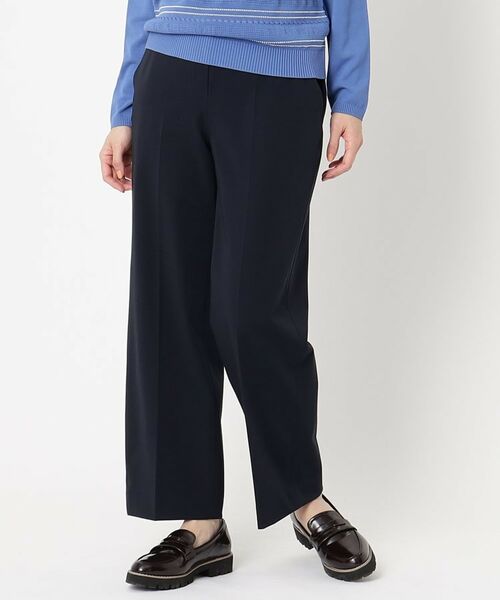 CORDIER / コルディア パンツ | 【S～4Lサイズ／2WAYストレッチ】ワイドストレートパンツ | 詳細12