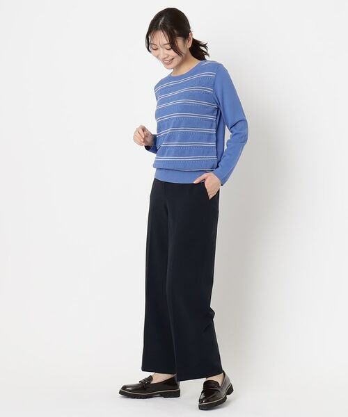 CORDIER / コルディア パンツ | 【S～4Lサイズ／2WAYストレッチ】ワイドストレートパンツ | 詳細14