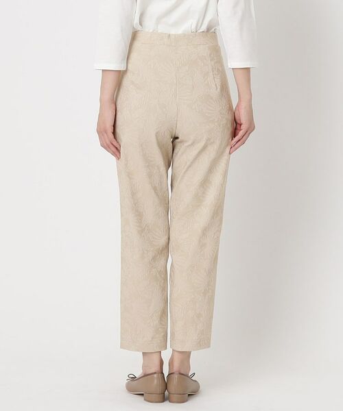 CORDIER / コルディア ショート・ハーフ・半端丈パンツ | 【S～4Lサイズ／ストレッチ】ジャカードレギンスパンツ | 詳細3