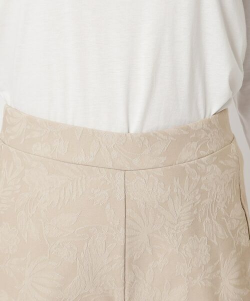 CORDIER / コルディア ショート・ハーフ・半端丈パンツ | 【S～4Lサイズ／ストレッチ】ジャカードレギンスパンツ | 詳細4