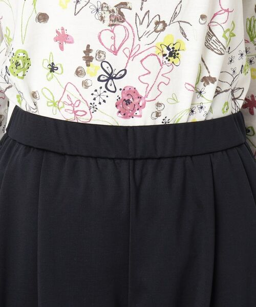 CORDIER / コルディア ショート・ハーフ・半端丈パンツ | 【セットアップ/S~4Lサイズ】ハイゲージコンパクトジャージガウチョパンツ | 詳細4