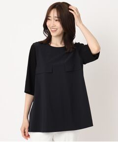 CORDIER / コルディア カットソー | 【M～4Lサイズ／接触冷感】クールストレッチプルオーバー