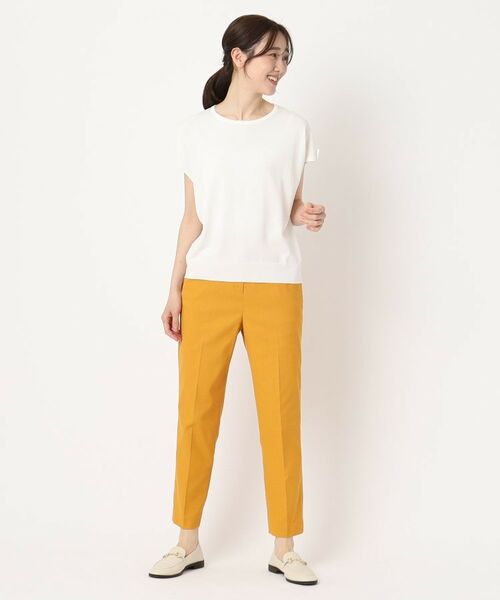 CORDIER / コルディア ニット・セーター | 【M~4Lサイズ/洗える/接触冷感】クーリッシュヤーン インターシャプルオーバー | 詳細10