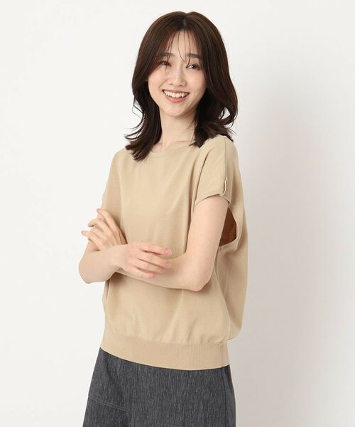 CORDIER / コルディア ニット・セーター | 【M~4Lサイズ/洗える/接触冷感】クーリッシュヤーン インターシャプルオーバー | 詳細12